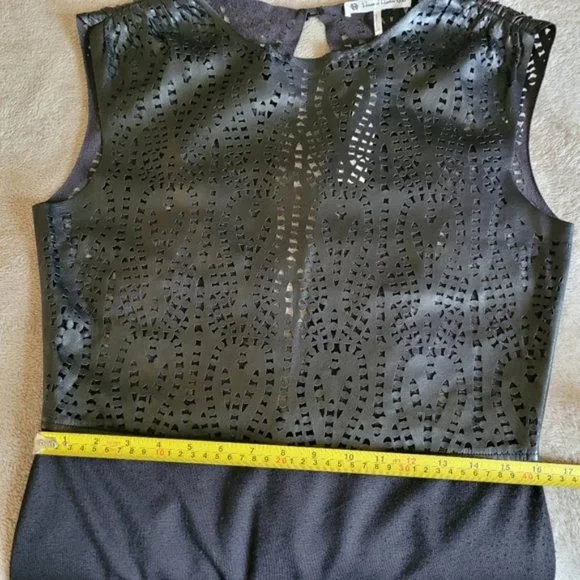 House of Harlow 1960 pleather cutout dress size large - Picture 13 of 16